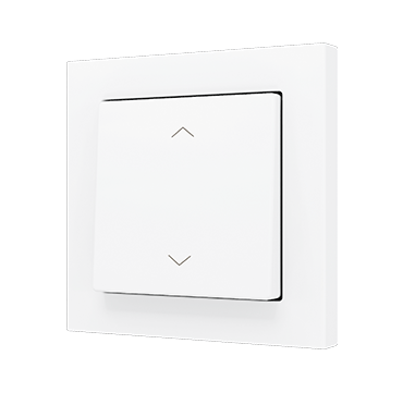 ZS55 Simple Soft push button for 2 binary inputs 55×55 mm