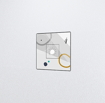 Accessory for dry-wall flush mounting for Flat v2 and IWAC Display
