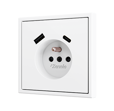 ZS70 – French Socket with USB C + A