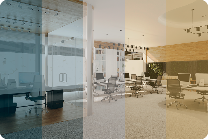 HCL DALI Office Lighting